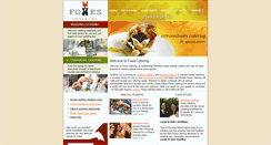 Desktop Screenshot of foxescatering.co.uk